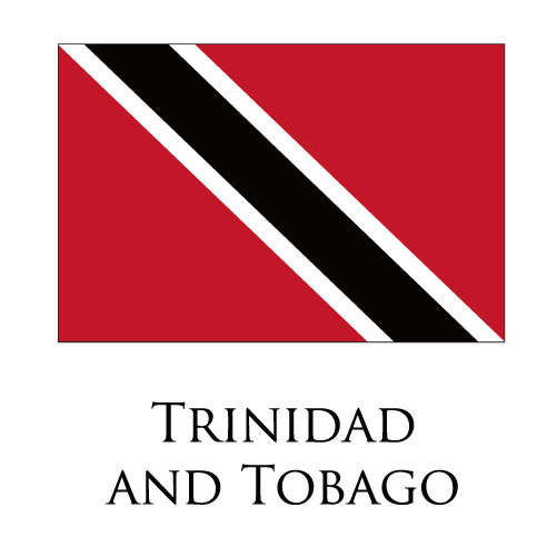 Trinidad and Tobago flag logo cricut iron on